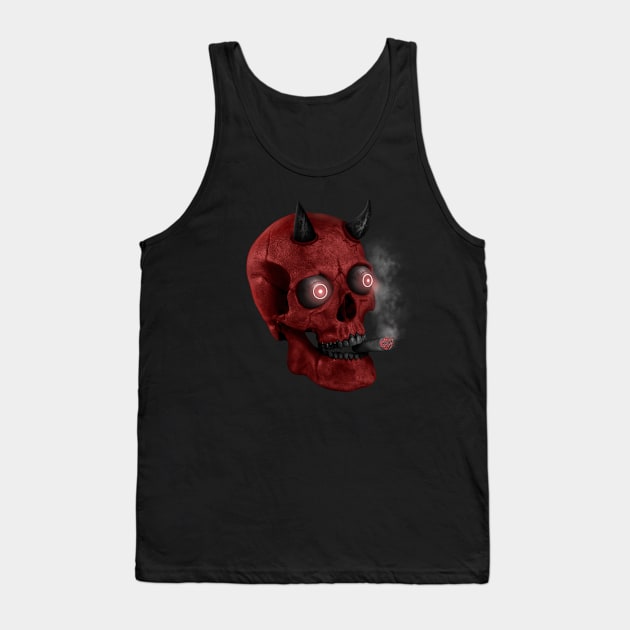 Stoned Devil Tank Top by Awiz Designs